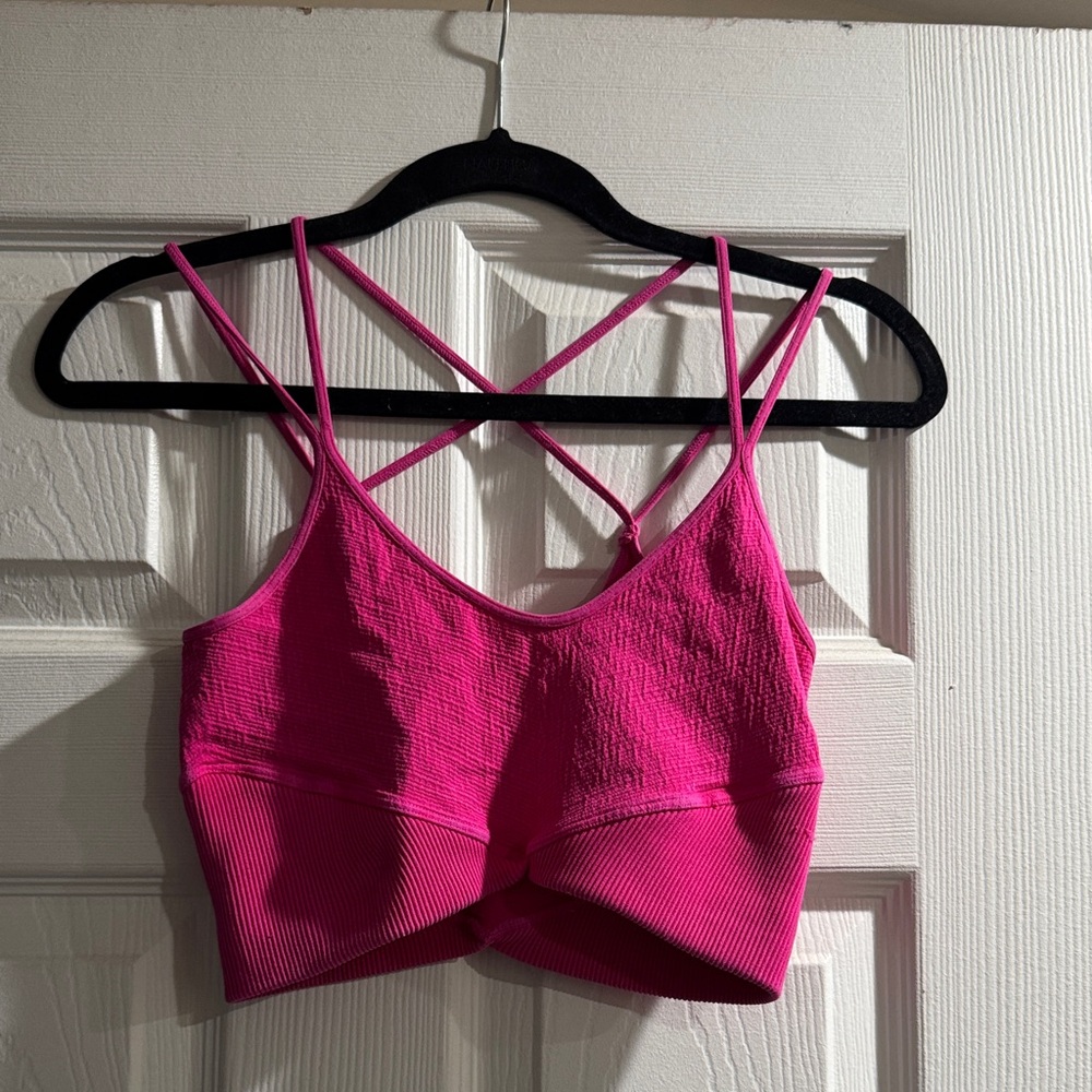 Pink Women's Strappy Bralette